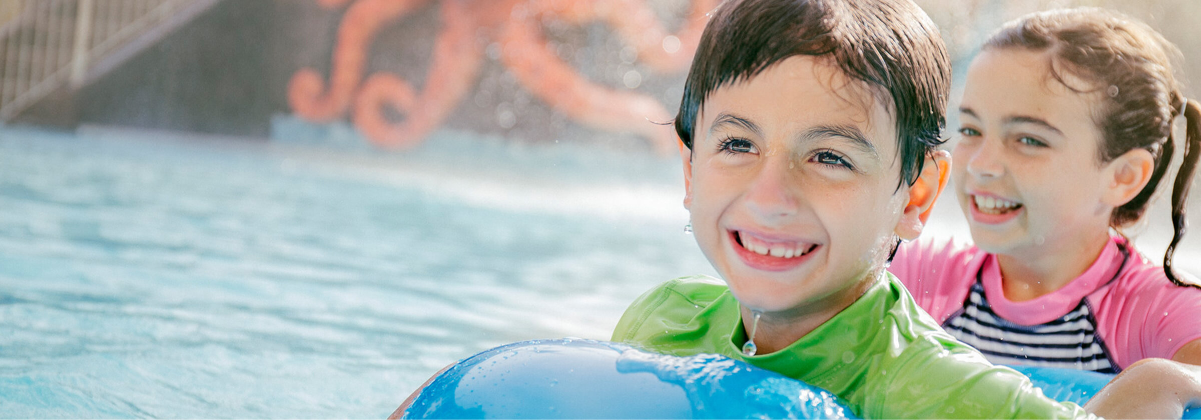 Kids in Resort Pool